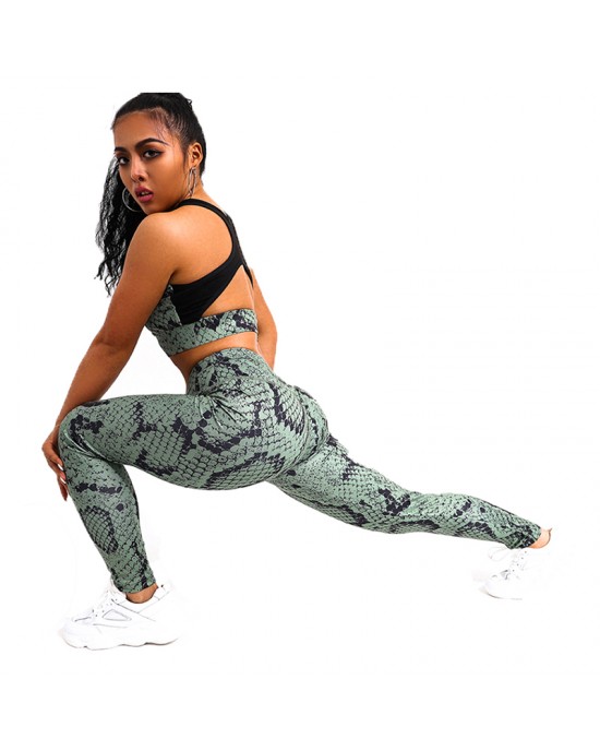 Women Color Print Yoga Set