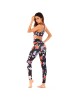 Women Color Print Yoga Set